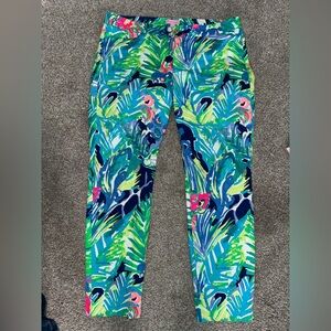 Lilly Pulitzer Vibrant Kelly Pant size 12